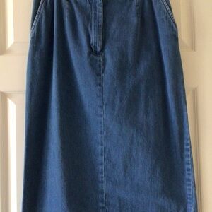 Talbot’s Jean Skirt